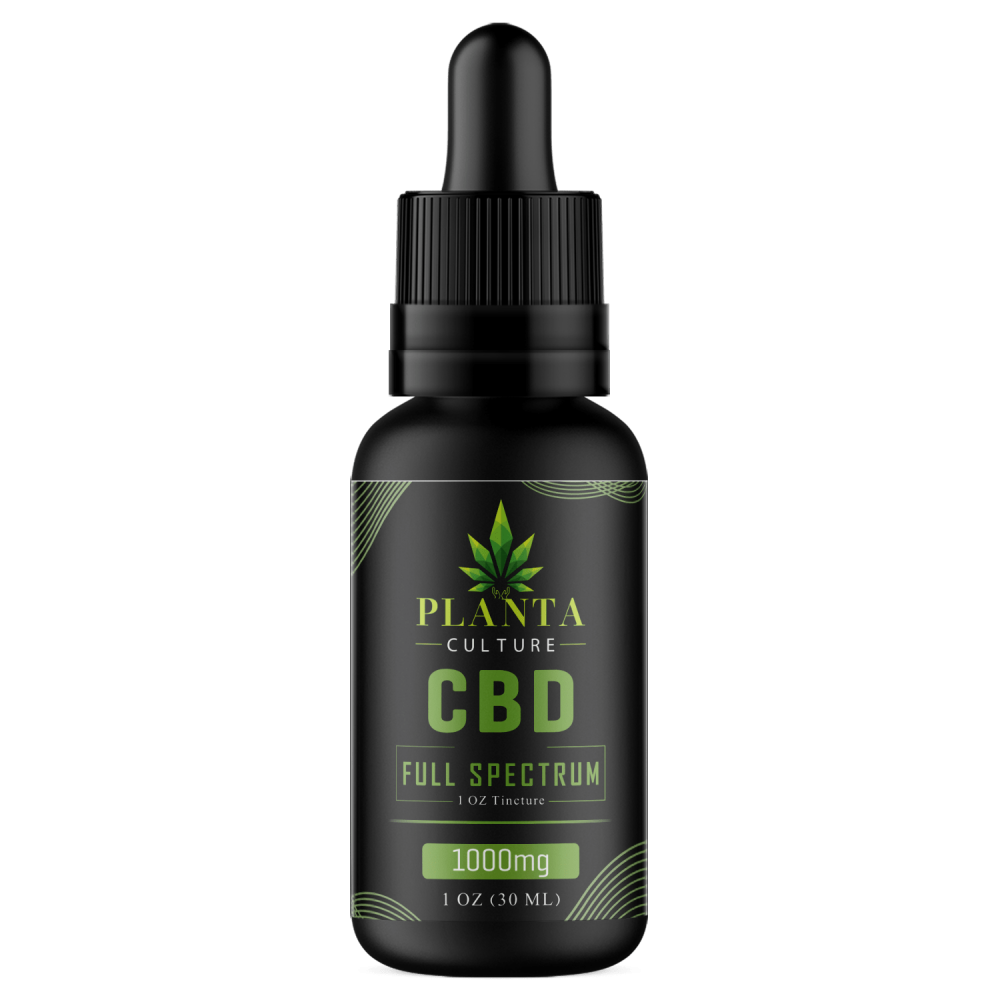 FULL SPECTRUM CBD OIL TINCTURE | 1OZ | 1000 MG | 30 ML